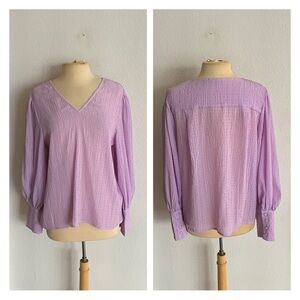 ❤️$5 Halogen purple blouse